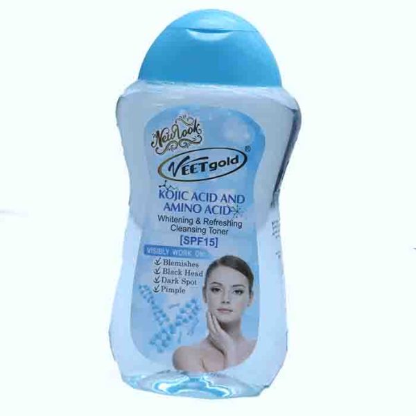 Veet Gold Kojic Acid & Amino Acid Whitening & Refreshing Cleansing Toner