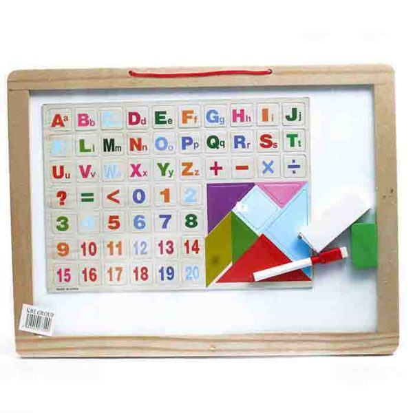 Wooden Magnetic Whiteboard Set