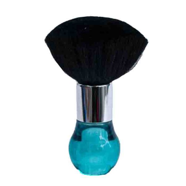Barber Brush with Black Brush Head & Blue Handle
