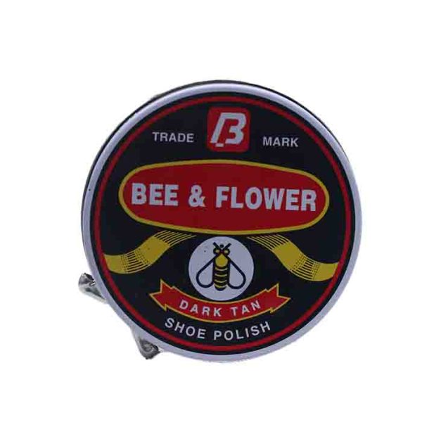 Bee & Flower Dark Tan Shoe Polish