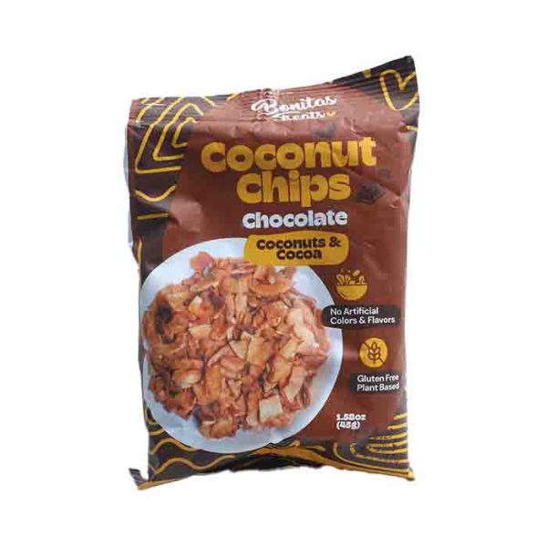 Bonitas Treats Coconut Chips with Chocolate 45g