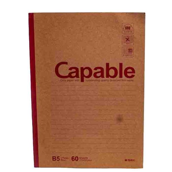 Capable B5 60 Sheets Note