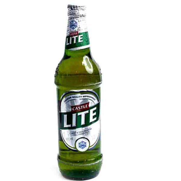 Castle Lite Lager Beer 600ml