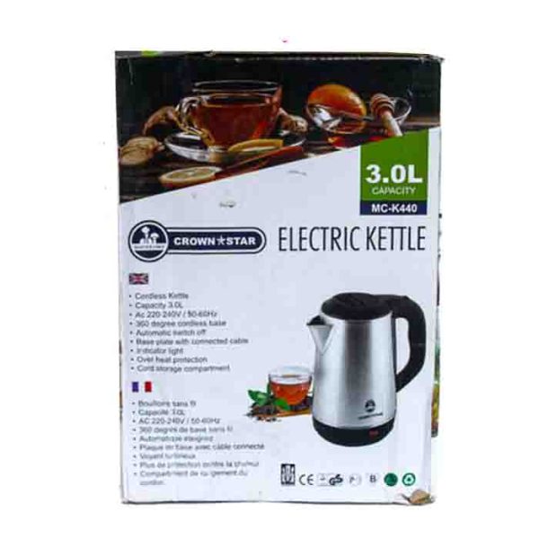 Crown Star Electric Kettle 3L MC-K440
