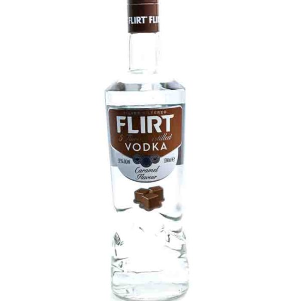 Flirt Vodka Caramel Flavour 1000ml