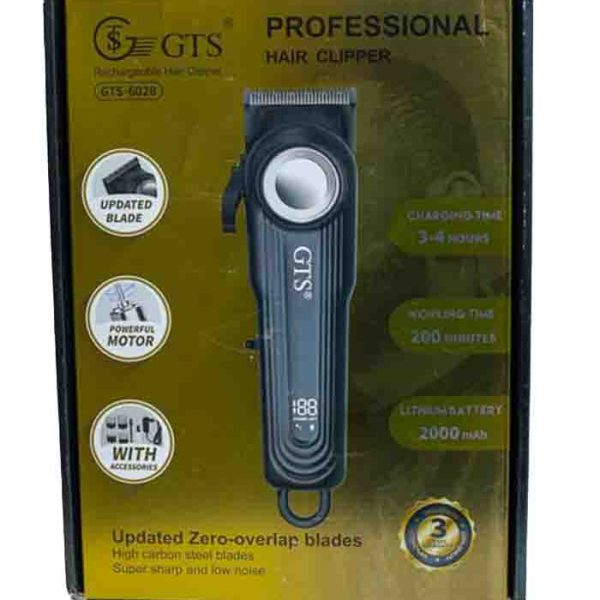GTS Professional Rechargeable Hair Clipper GTS-6028