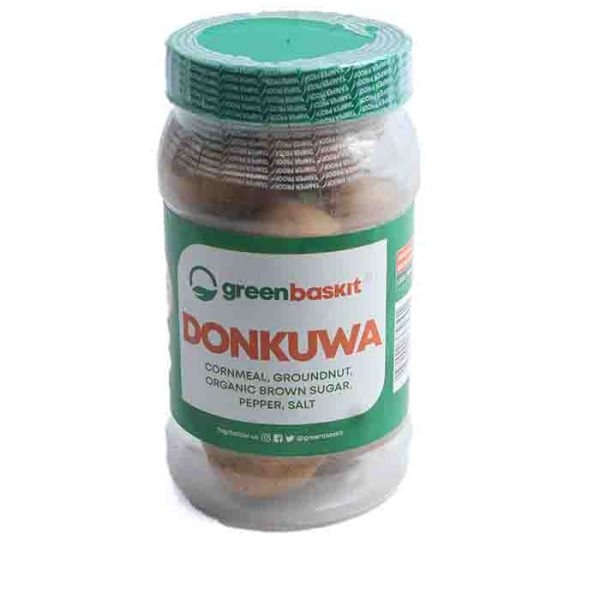 Greenbaskit Donkuwa with Cornmeal, Groundnut, Organic Brown Sugar, Pepper & Salt