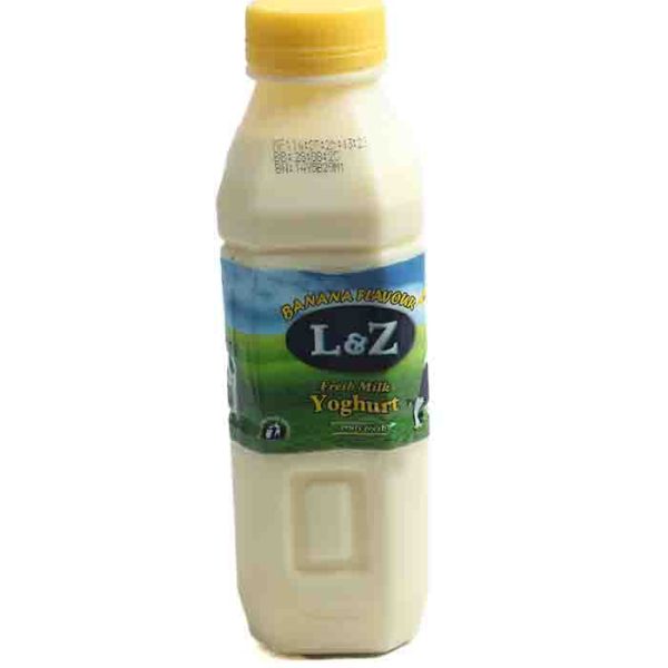 L&Z Banana Flavor Fresh Milk Yoghurt 500ml