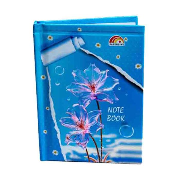 Paperline Blue Translucent Flower Note Book