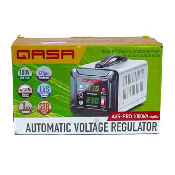 QASA Automatic Voltage Regulator AVR-PRO 1000VA Digital