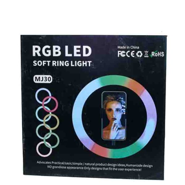 RGB LED Soft Ring Light MJ30