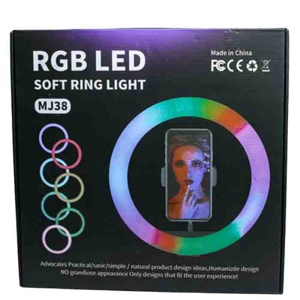 RGB LED Soft Ring Light MJ38