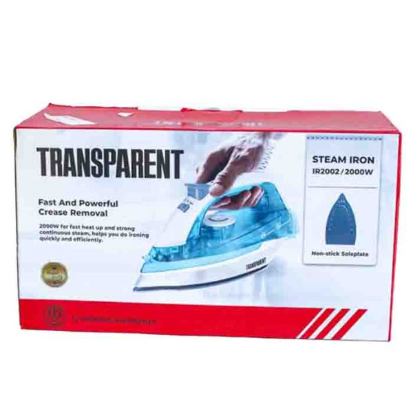 Transparent Steam Iron IR2002