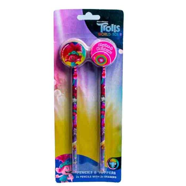 Trolls World Tour Pencils & Toppers