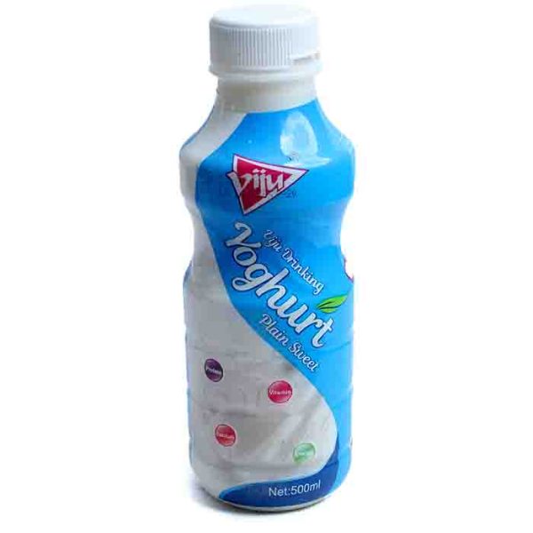 Viju Drinking Yoghurt Plain Sweet 500ml