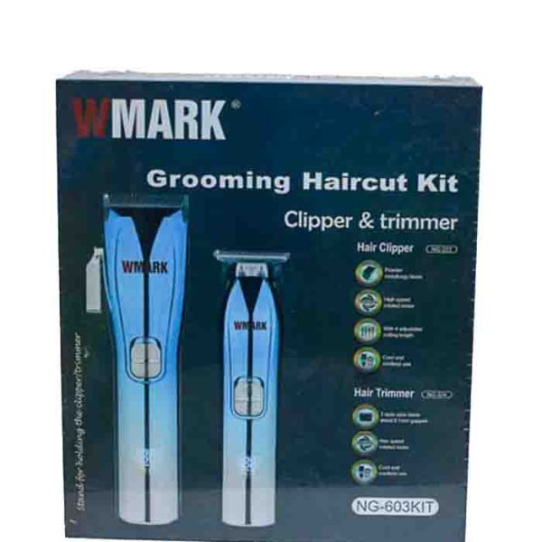WMARK Grooming Haircut Kit, Clipper & Trimmer, Model NG-603KIT