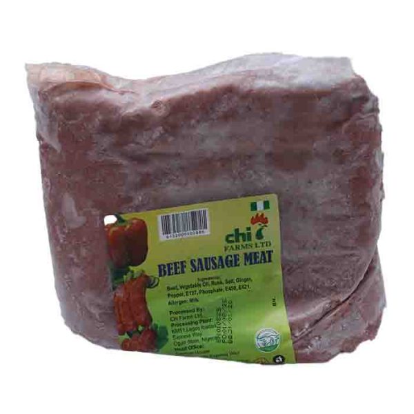 Chi Farms Seasoned Beef Sausage Meat 1kg