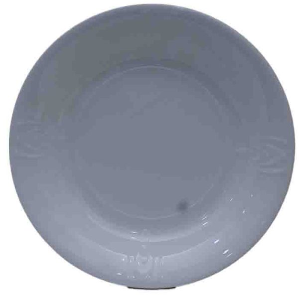Classic Embossed Rim Dinner Plate