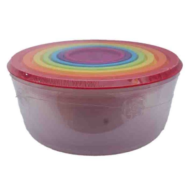 Colorful Stackable Kitchen Storage Bowls