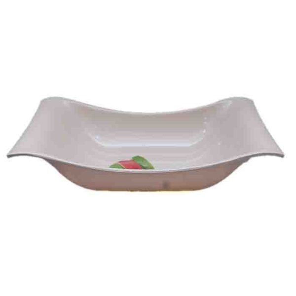 Contemporary Flared Rectangular Serving Dish