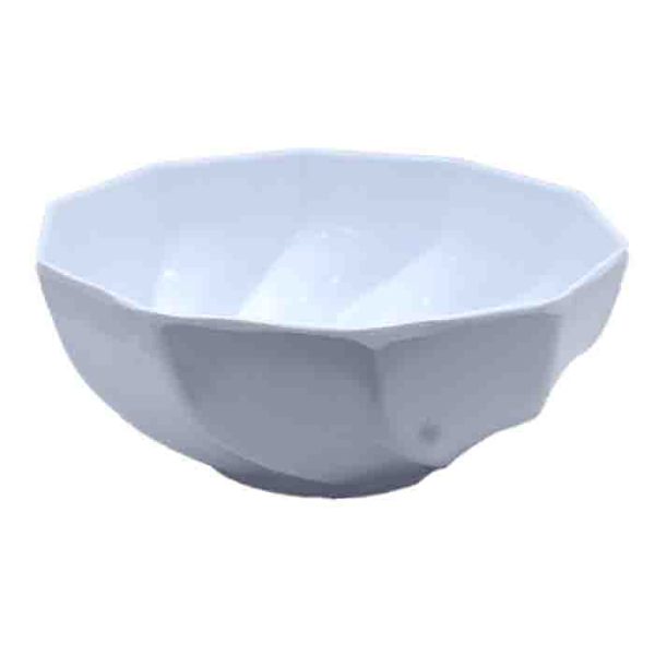 Contemporary Geometric Twist Serving Bowl