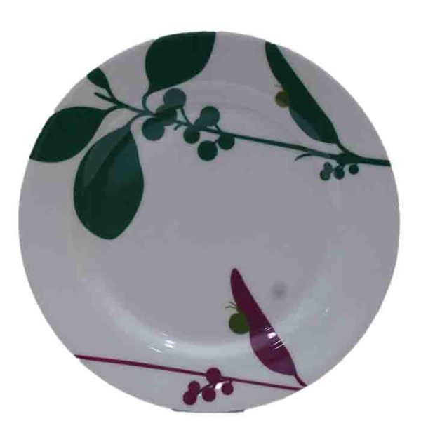 Contemporary Greenery Dinner Plate