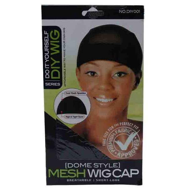 DIY Wig Black Mesh Dome Style Wig Cap