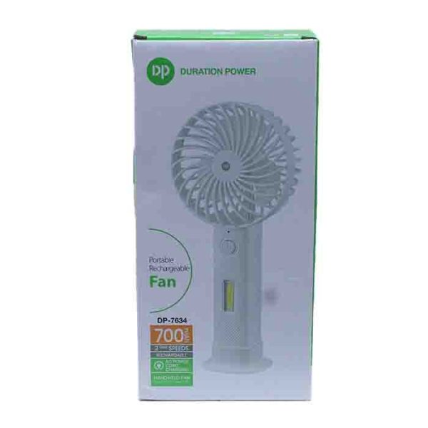 DP DP-7634 Handheld Rechargeable Mini Fan with Desk Stand