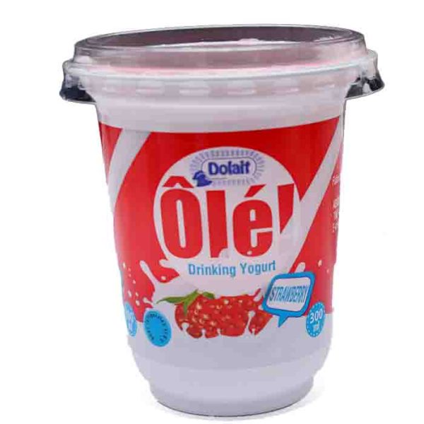 Dolait Ole Drinking Yoghurt Strawberry Cup 300ml.jpg