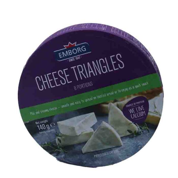 Emborg Creamy Cheese of 8 Triangles Portions - 140g