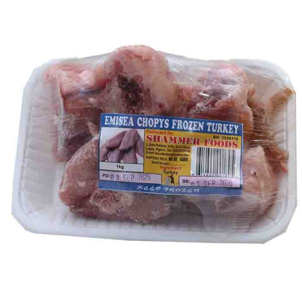 Emisea Chopys Frozen Turkey 1kg