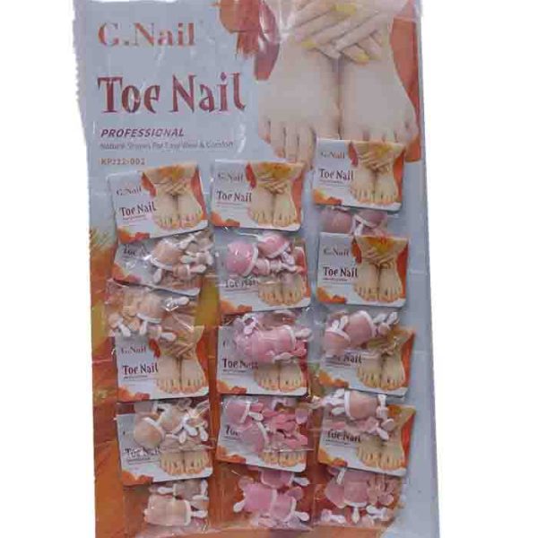 G Nail Professional Toe Nail Display Pack