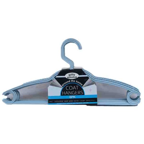 Gilly Emma Light Blue Coat Hangers 6-Pack
