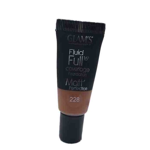 Glam's Fluid Full 16hrs Coverage Foundation Matt Perfection 228