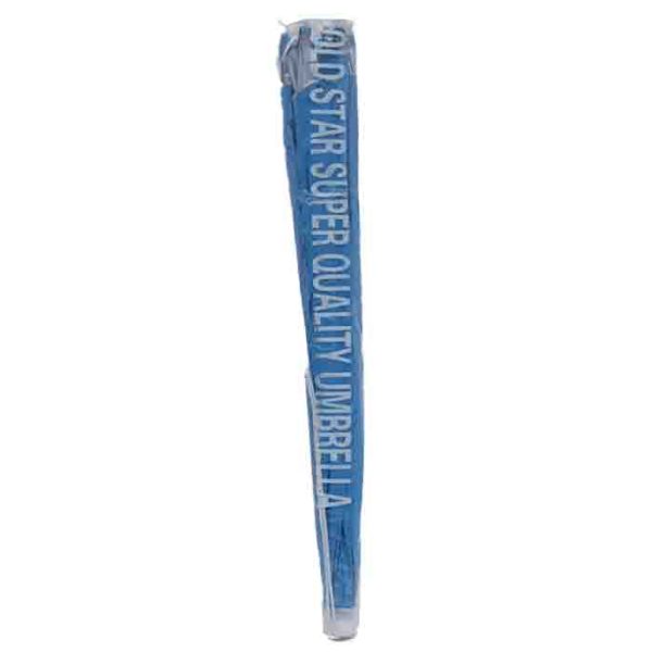 Gold Star Super Quality Durable Blue Rain Umbrella