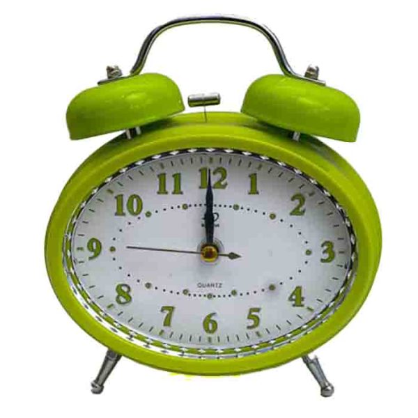 Green Oval Alarm Clock