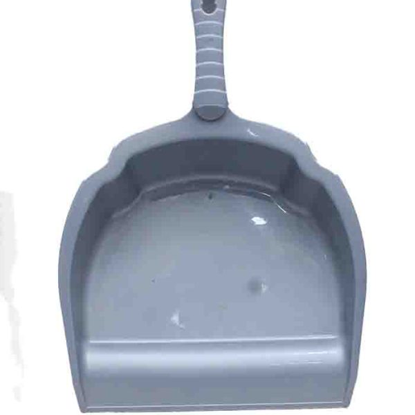 Grey Plastic Dustpan(Parker) with Ergonomic Handle