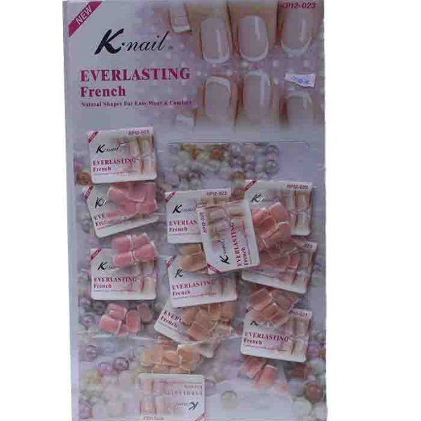 K Nail Everlasting French Tips Display