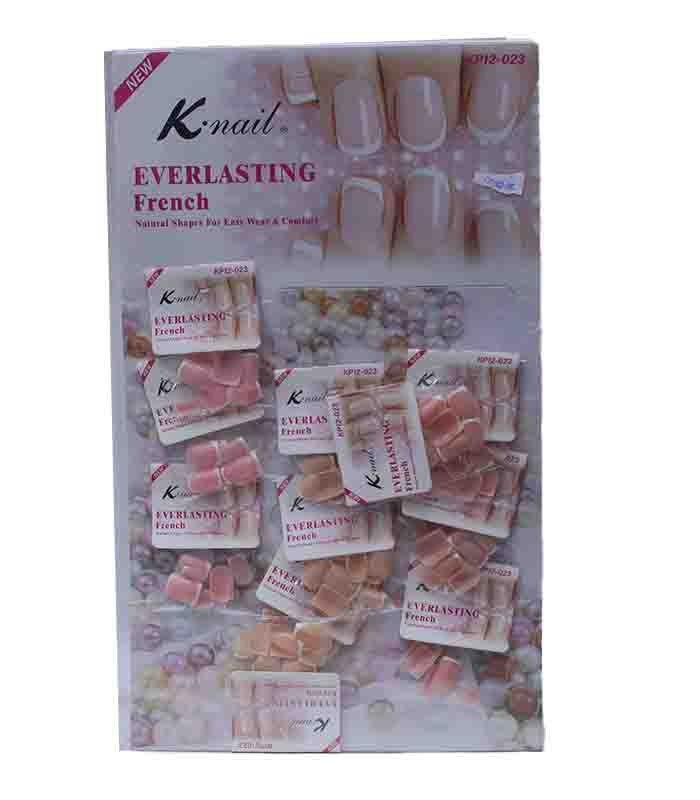 K Nail Everlasting French Tips Display