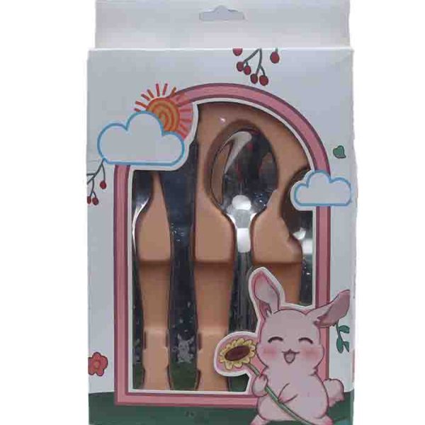 Kids Rabbit Cutlery Set 4 Piece