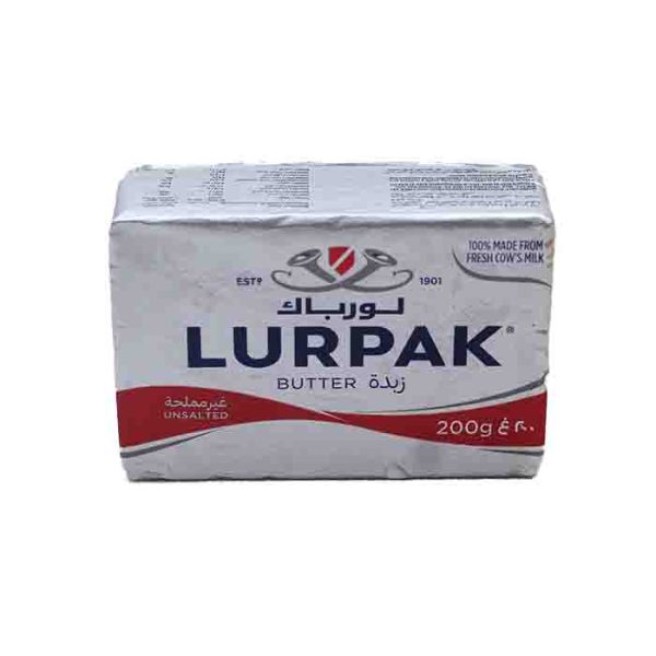Lurpak Unsalted Butter 200g