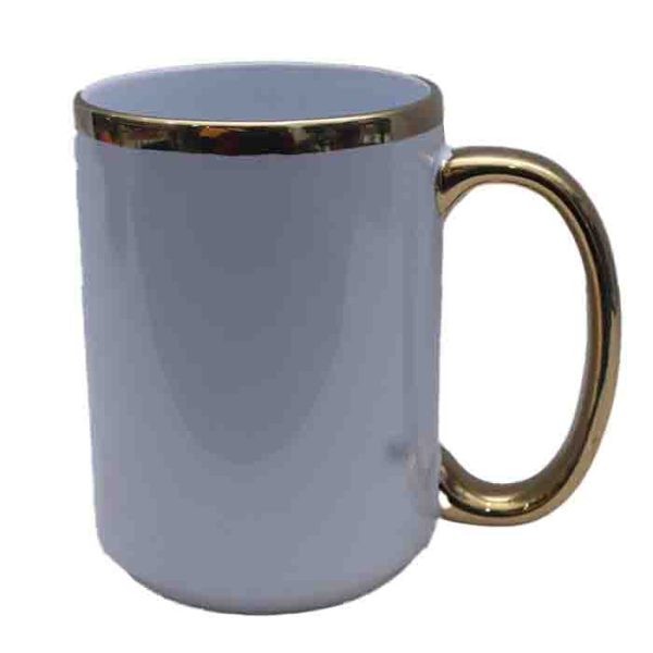 Luxury Gold Trim & Handle Mug