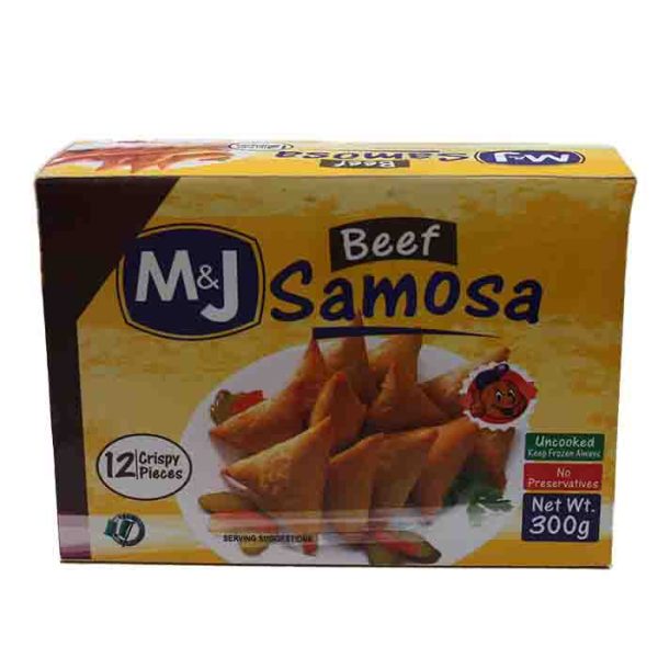 M&J Beef Samosa Rolls 12pcs 300g
