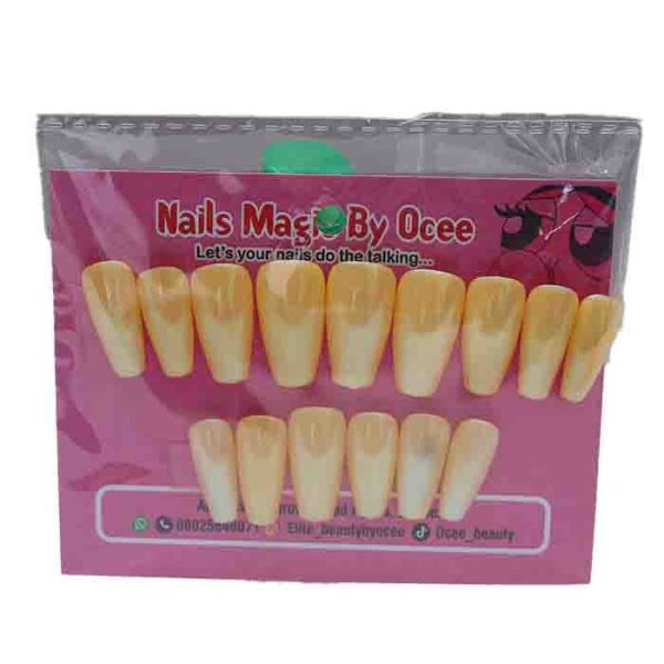 Nails Magic By Ocee Yellow Coffin Nails