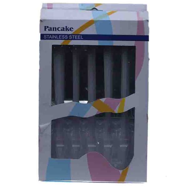 Pancake Stainless Steel Knives Set 6pcs Box