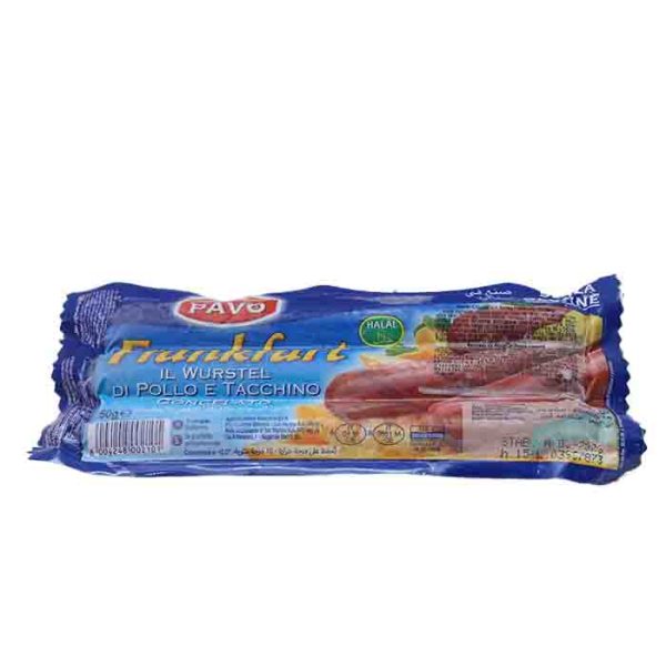 Pavo Frankfurter Chicken Frank Sausages 250 g x3