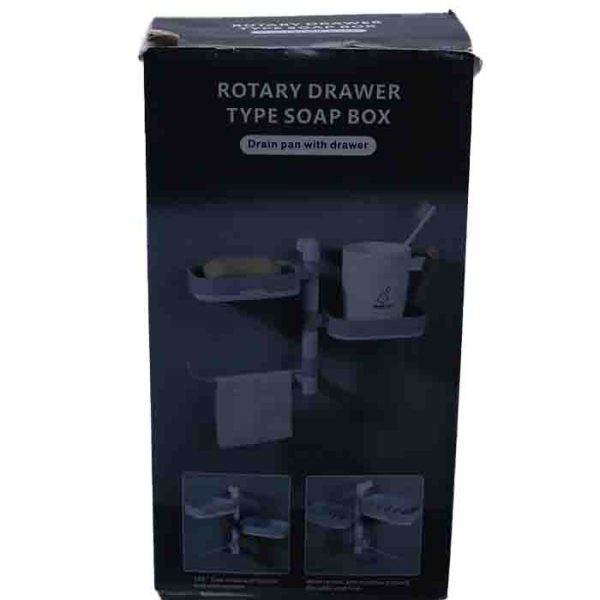 Rotary Drawer Multi-Function Shower Organizer