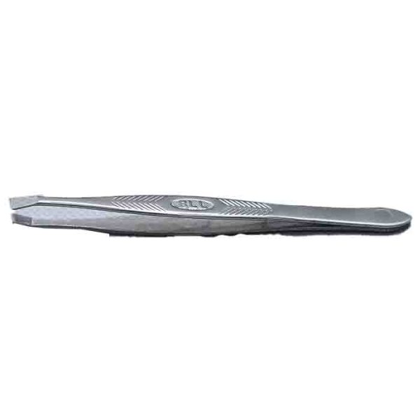Silver Pro Grip Slant-Tip Tweezers