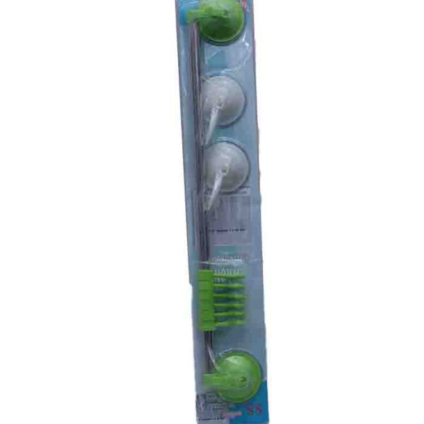 Suction Cup Multi-Hook Bathroom Rail