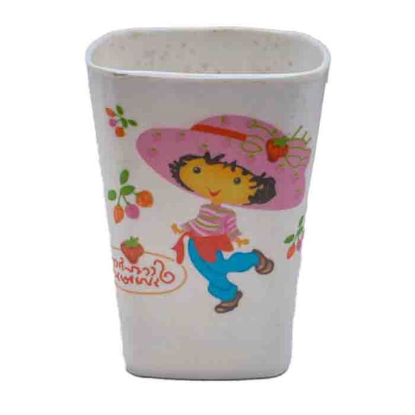 White-Coloured with Girl-design Cup